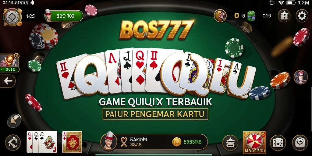 Tampilan gameplay QiuQiu yang menarik dan interaktif.