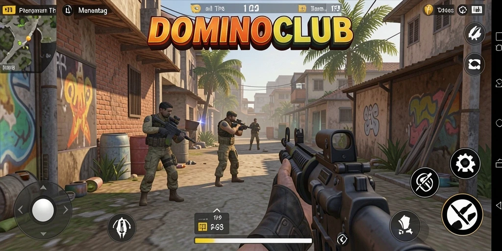 Tampilkan gameplay seru dari DOMINOCLUB dengan mekanisme TPS.