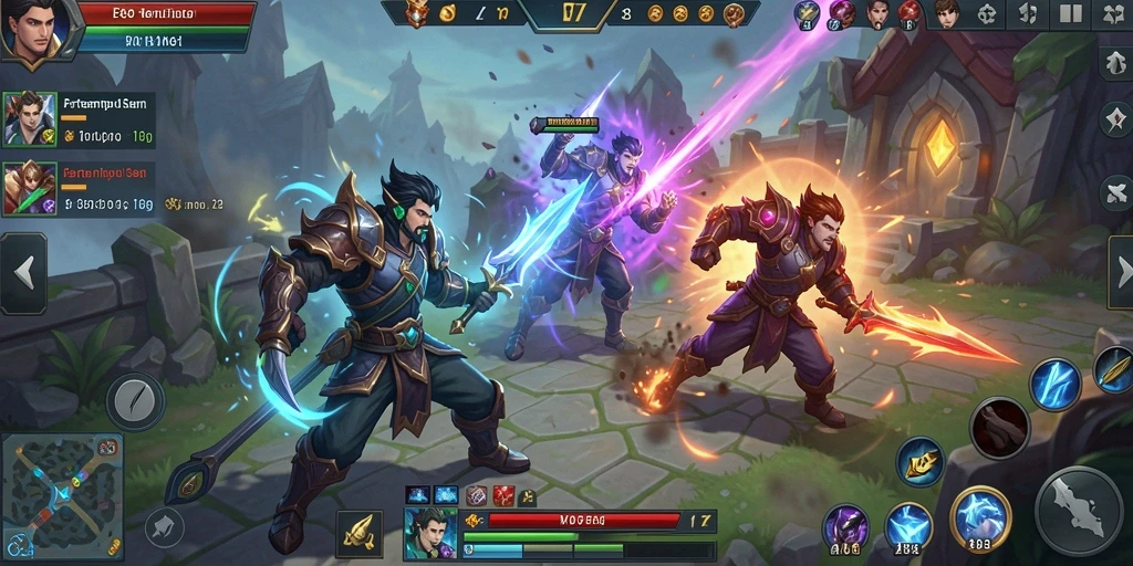 Tampilan Epic Gameplay MOBA E88 dengan Hero beraksi
