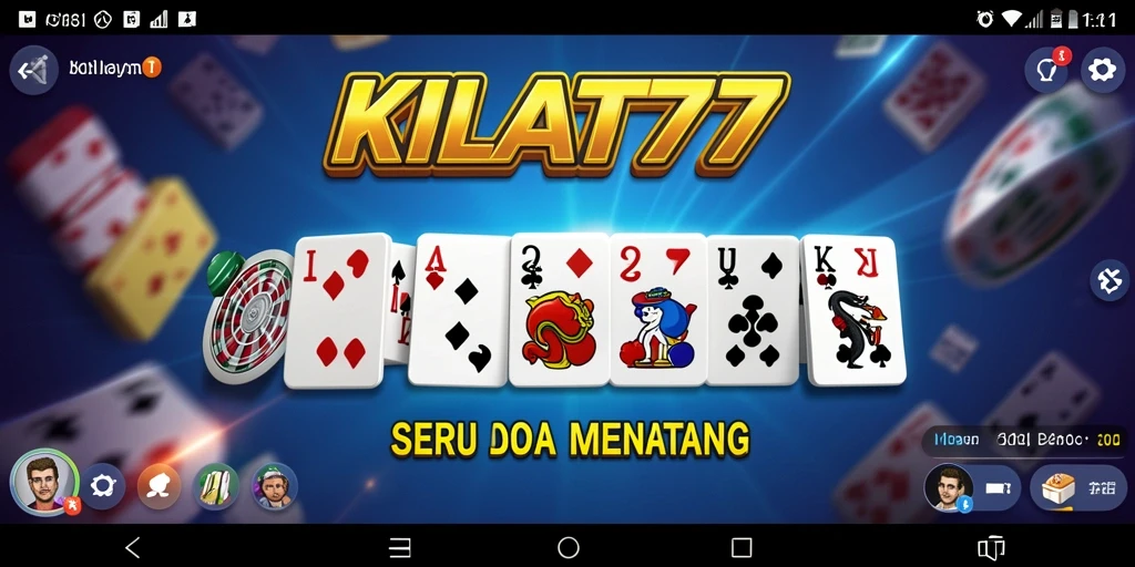 Tampilan gameplay seru dari KILAT77 dengan pemain aktif.