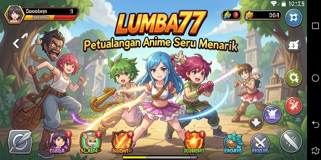 Tampilan gameplay seru dalam LUMBA77 yang penuh aksi.