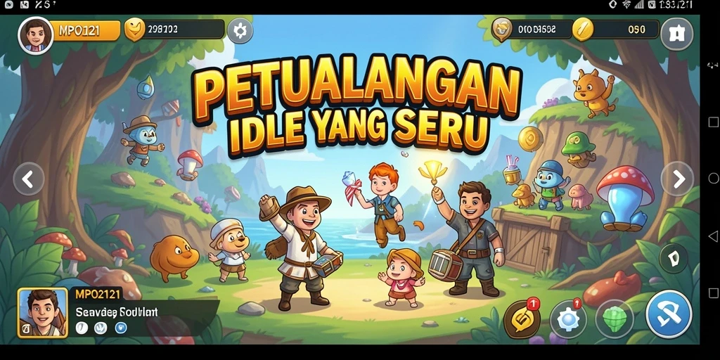 Tangkapan layar MPO2121 yang menunjukkan gameplay yang menarik dan menenangkan.