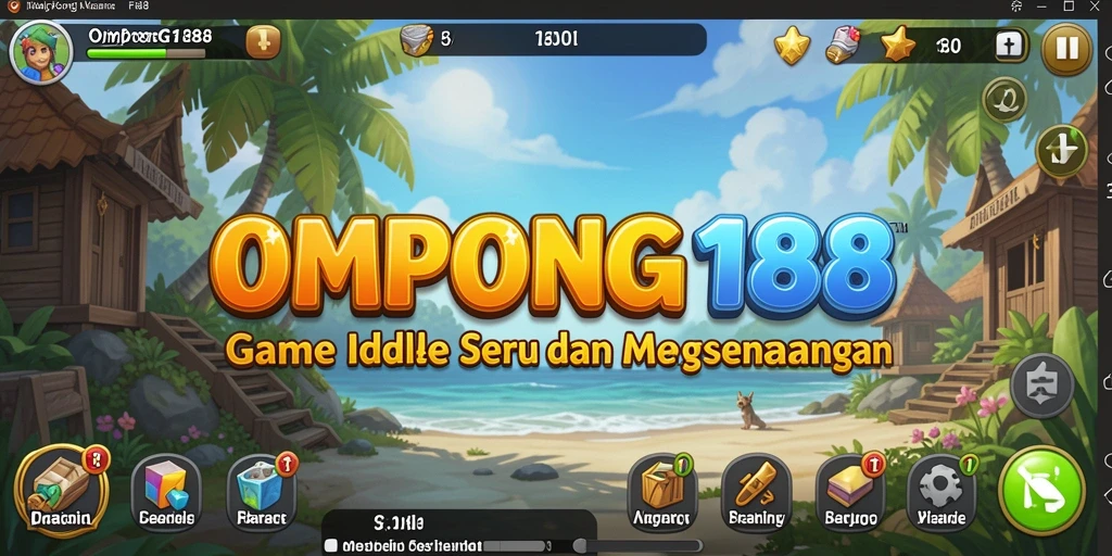 Tampilan gameplay OMPONG188 yang menarik dan santai.