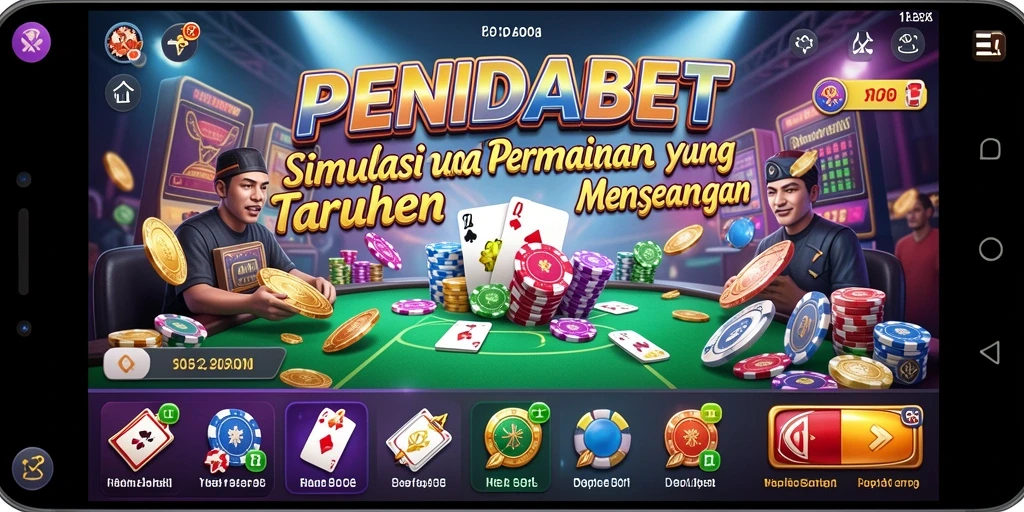 Screenshot tampilan gameplay PENIDABET menampilkan aksi taruhan yang seru dan mendebarkan.