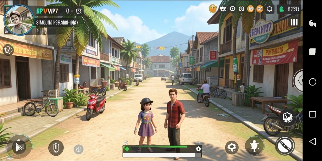 Tampilan gameplay RPVIP7 yang menarik dan interaktif.