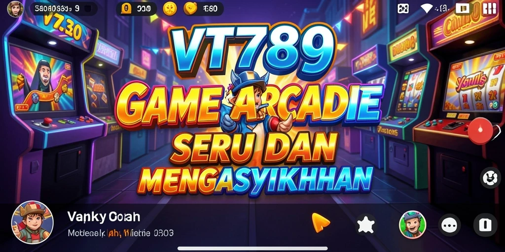 Screenshot gameplay VT789 menampilkan aksi seru dalam game Arcade.