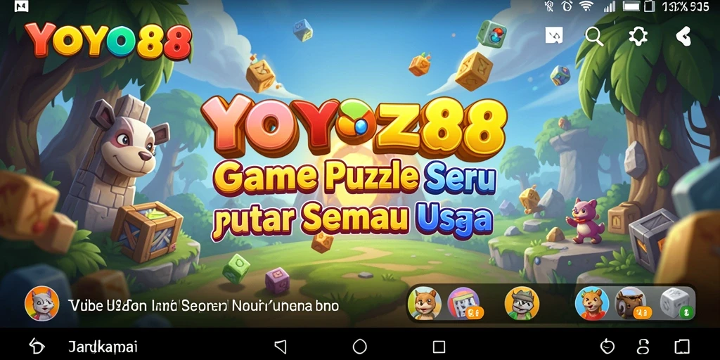 Tangkapan layar gameplay YOYO88 menampilkan teka-teki menantang yang harus diselesaikan.
